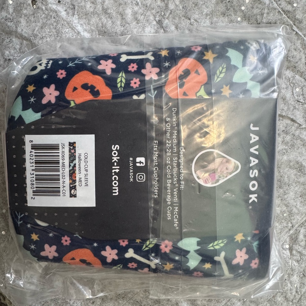 Java Sok Halloween Themed Cup Sleeve